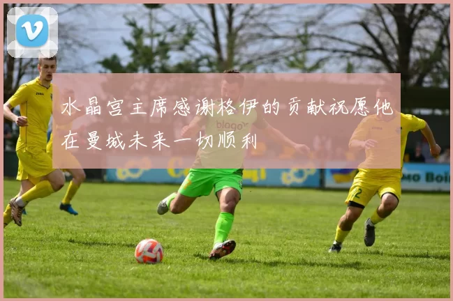 水晶宫主席感谢格伊的贡献祝愿他在曼城未来一切顺利